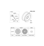 Diagram for 2019 Kia Optima Hybrid Spare Wheel - 52910A8610