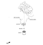 Diagram for 2020 Kia Optima Hybrid Oil Cooler - 264102E010