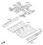 Diagram for Kia Optima Hybrid Floor Pan - 65110A8700