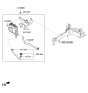 Diagram for Kia Optima Hybrid Radiator Hose - 25436A8500