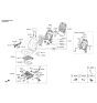 Diagram for 2017 Kia Optima Hybrid Air Bag Control Module - 88920D5600