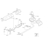 Diagram for 2020 Kia Optima Hybrid Muffler - 28600A8110