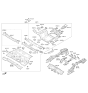 Diagram for 2020 Kia Optima Hybrid Floor Pan - 65511A8001