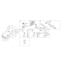 Diagram for 2019 Kia Optima Hybrid Air Bag Control Module - 95910A8650