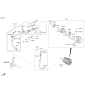 Diagram for 2019 Kia Sorento A/C Clutch - 976443K120