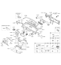 Diagram for 2018 Kia Sorento Steering Column Cover - 84850C6000WK