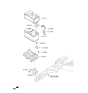 Diagram for 2017 Kia Sorento Battery Tray - 37150C6000