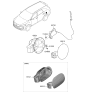 Diagram for 2018 Kia Sorento Fuel Filler Housing - 69513C5000