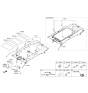 Diagram for 2016 Kia Sorento Sun Visor - 85220C6010BGA