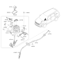 Diagram for 2019 Kia Sorento Automatic Transmission Shift Levers - 46700C5530