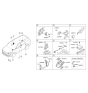 Diagram for 2019 Kia Sorento Air Bag Control Module - 95910C6500