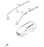 Diagram for 2016 Kia Sorento Air Bag - 85020C6500