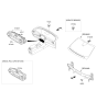 Diagram for 2019 Kia Sorento Blower Control Switches - 97250C6CB0WK