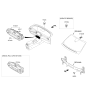 Diagram for 2020 Kia Sorento Blower Control Switches - 97250C6CB0WK