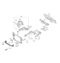 Diagram for Kia Sorento Radiator Support - 64101C6500