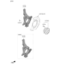 Diagram for 2019 Kia Sorento Steering Knuckle - 51716C5500