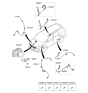 Diagram for 2020 Kia Sorento ABS Control Module - 58910C6300