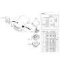 Diagram for 2016 Kia Sorento Fuse - 1898009500