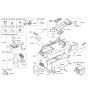 Diagram for 2018 Kia Sorento Cup Holder - 84670C6000