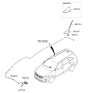 Diagram for 2019 Kia Sorento Antenna Cable - 96220C5GB0