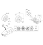 Diagram for Kia Seltos Wheel Cover - 529603W200