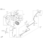 Diagram for 2015 Kia Sorento A/C Hose - 97770C6000