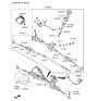 Diagram for 2019 Kia Sorento Rack And Pinion - 57700C5500