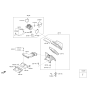 Diagram for Kia Sorento Air Filter Box - 28110C5250