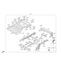Diagram for 2019 Kia Sorento Floor Pan - 65500C6000