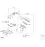 Diagram for 2019 Kia Sorento Air Filter Box - 28110C6150