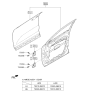 Diagram for 2015 Kia Sorento Door Hinge - 793202B010