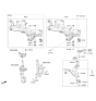 Diagram for Kia Front Cross-Member - 62405C6BB0