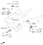 Diagram for Kia Sedona Engine Mount Bracket - 21825A9000