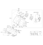 Diagram for 2014 Kia Cadenza Seat Cover - 891703R820GXU