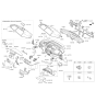 Diagram for 2014 Kia Cadenza Glove Box - 845103RAC0WK