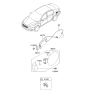 Diagram for 2015 Kia Cadenza Fuel Door Release Cable - 815903R010