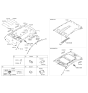 Diagram for 2013 Kia Cadenza Antenna Cable - 965593R705