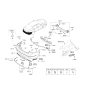 Diagram for Kia Cadenza Parking Assist Distance Sensor - 957003R510ABP