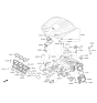 Diagram for 2016 Kia Cadenza Engine Cover - 292403CFC0