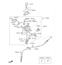 Diagram for Kia Cadenza Automatic Transmission Shift Levers - 467003R800