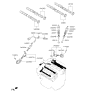 Diagram for 2016 Kia Sedona Camshaft - 249003CAC1