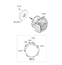 Diagram for Kia Cadenza Transmission Assembly - 450003BBZ0