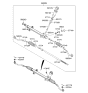 Diagram for Kia Cadenza Rack And Pinion - 565003V100