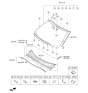 Diagram for 2014 Kia Cadenza Windshield - 861113R820