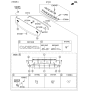 Diagram for 2013 Kia Cadenza Emblem - 863103R600