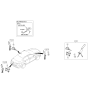 Diagram for Kia Cadenza Ignition Lock Cylinder - 819053R510