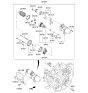 Diagram for Kia K900 Starter Brush - 361593C210