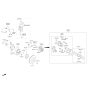 Diagram for Kia Cadenza Brake Caliper - 581803RA60