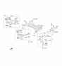 Diagram for Kia Cadenza Control Arm - 545013R200