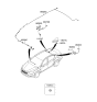 Diagram for 2016 Kia Cadenza Antenna - 962103R650EB